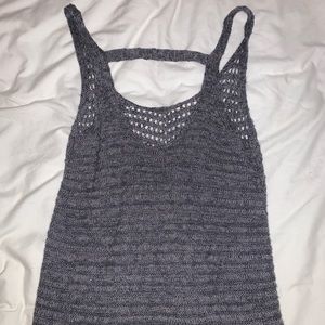 AEO Open Back Knit Tank